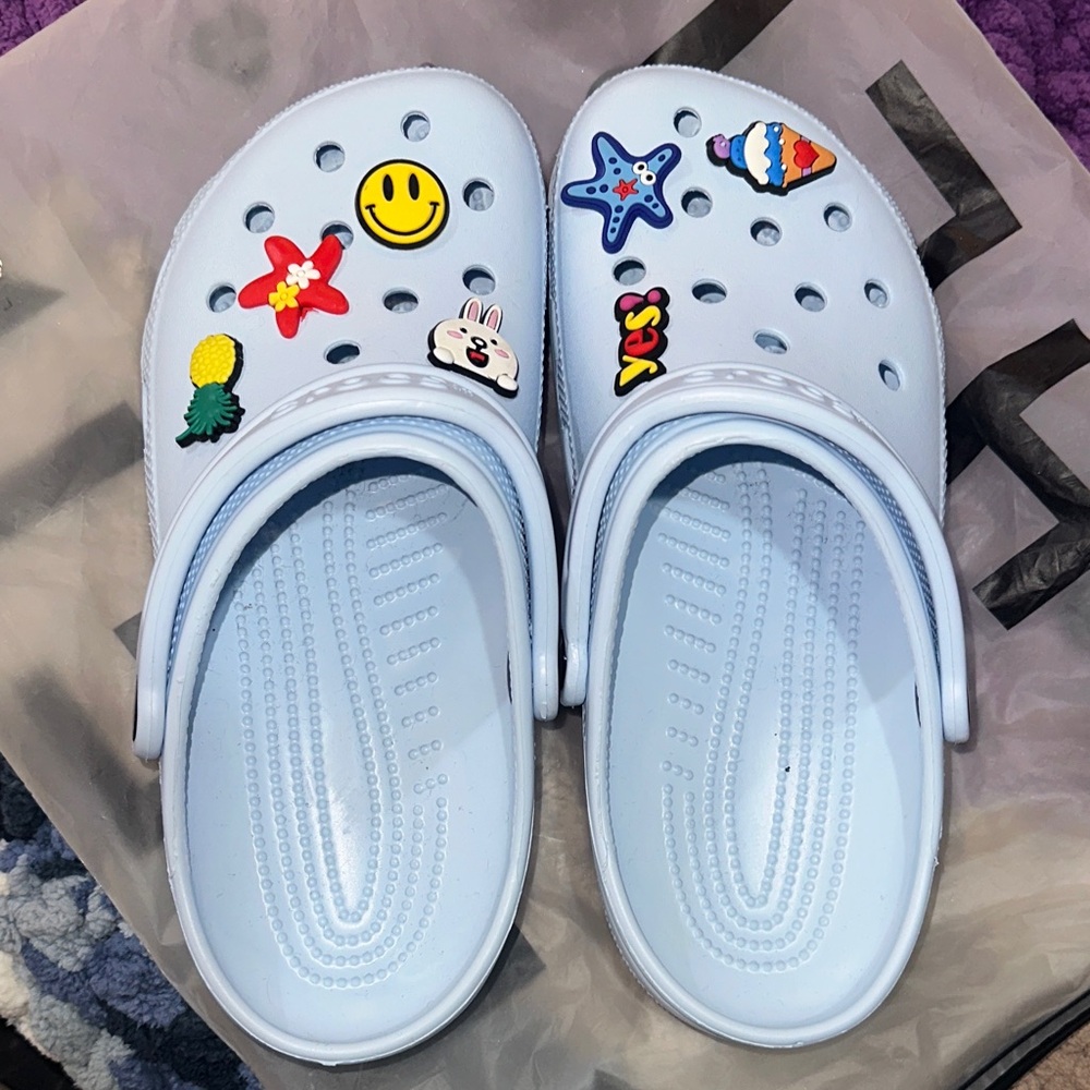 Light blue crocs - image 2